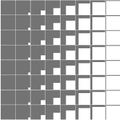 An example grid for square shapes