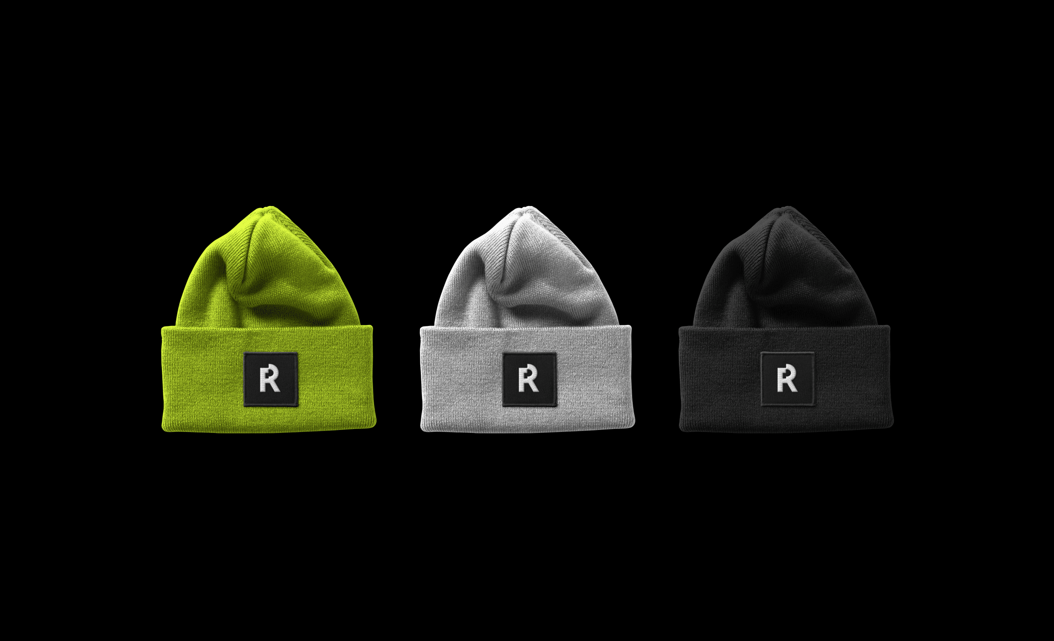 Three Reaktor beanies