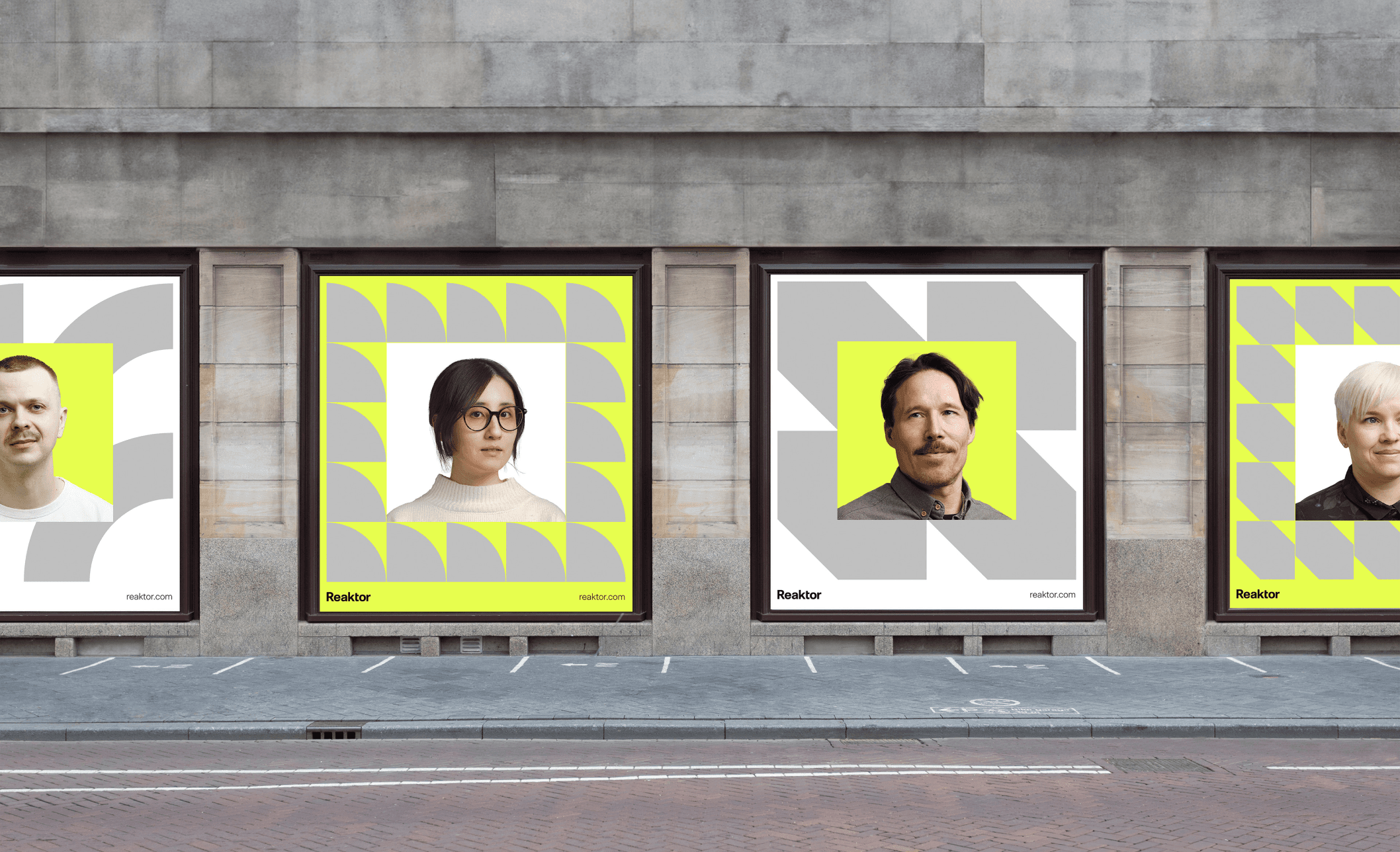 Reaktor headshots framed with examples from the tonal range